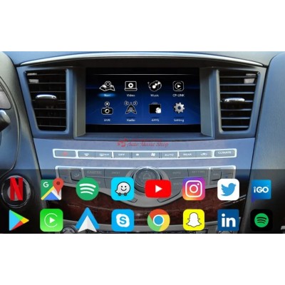 Штатна магнітола CarSys NAVI Nissan INFINITI 2011-2020