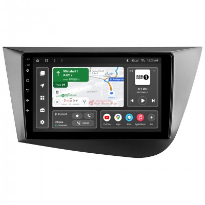 Штатна магнітола GAZER M8009-1P Seat Leon 2 (1P) 2005-2012