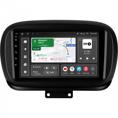 Штатна магнітола GAZER M8009-334 Fiat 500X 2014-2020