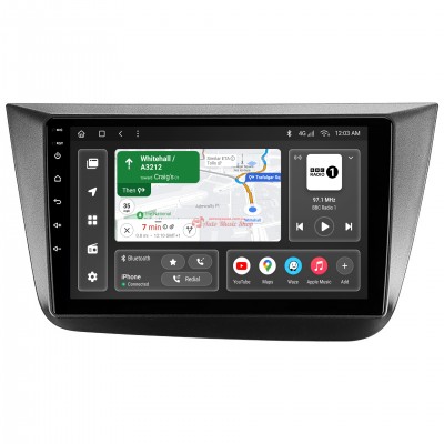 Штатна магнітола GAZER M8009-5P Seat Altea (5P) 2004-2015