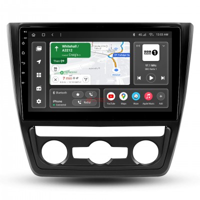 Штатна магнітола GAZER M8010-5J Skoda Fabia 2 (5J) 2007-2014