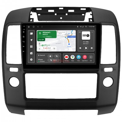 Штатна магнітола GAZER M8509-D40 Nissan Navara 3 (D40) 2004-2010