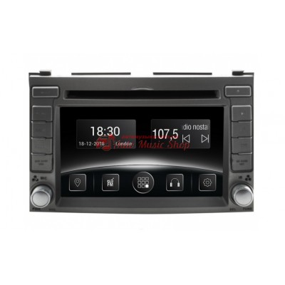 Штатна магнітола GAZER CM5006-PB Hyundai i20 2008-2013