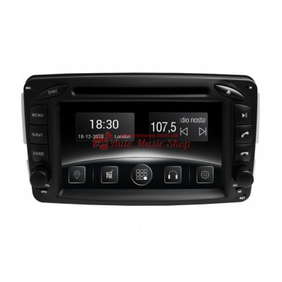 Штатна магнітола GAZER CM5007-W163 Mercedes A (W168), C (W203), E (W210), CLK (W209), SLK (W170), ML (W163), G (W463) 1998-2006