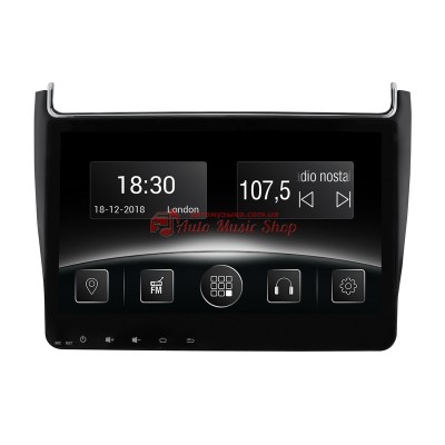 Штатна магнітола GAZER CM5510-614 Volkswagen Polo 2016-2017