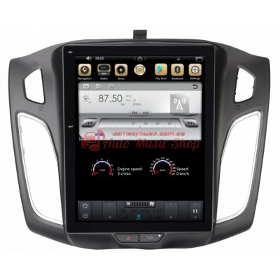 Штатна магнітола GAZER CM7010-BM Ford Focus 2012-2016 Tesla Style
