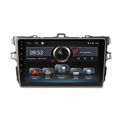Штатна магнітола INCAR PGA-1451 Toyota Corolla 2009–2012