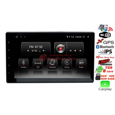 Штатна магнітола Penhui DAFT-2715 IPS DSP 4G Toyota Hilux 2015+