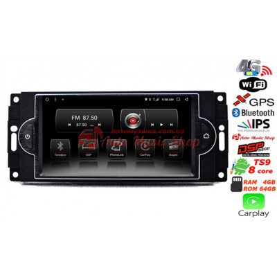 Штатна магнітола Penhui DAPH-8757 IPS DSP 4G Jeep, Dodge, Chrysler