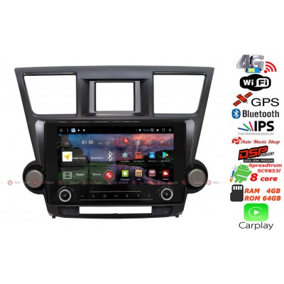 Штатна магнітола RedPower 51035 R K IPS DSP Toyota Highlander 2007-2013 Штатна магнітола RedPower 51035 R K IPS DSP Toyota Highlander 2007-2013