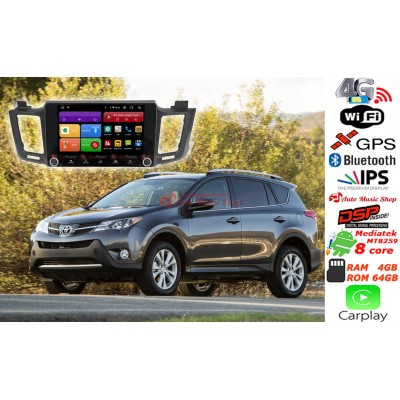 Штатна магнітола RedPower 61017 KNOB Toyota RAV4 2013-2018