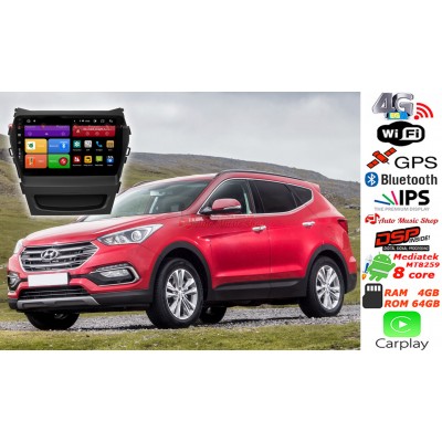 Штатна магнітола RedPower 61210 Hyundai Santa Fe 2012-2018 Штатна магнітола RedPower 61210 Hyundai Santa Fe 2012-2018